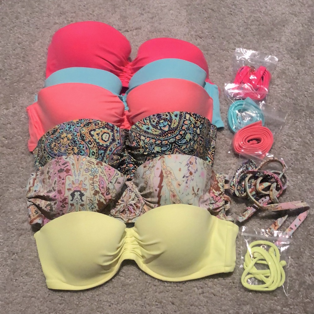 Assorted Victoria secret swim tops/bottoms